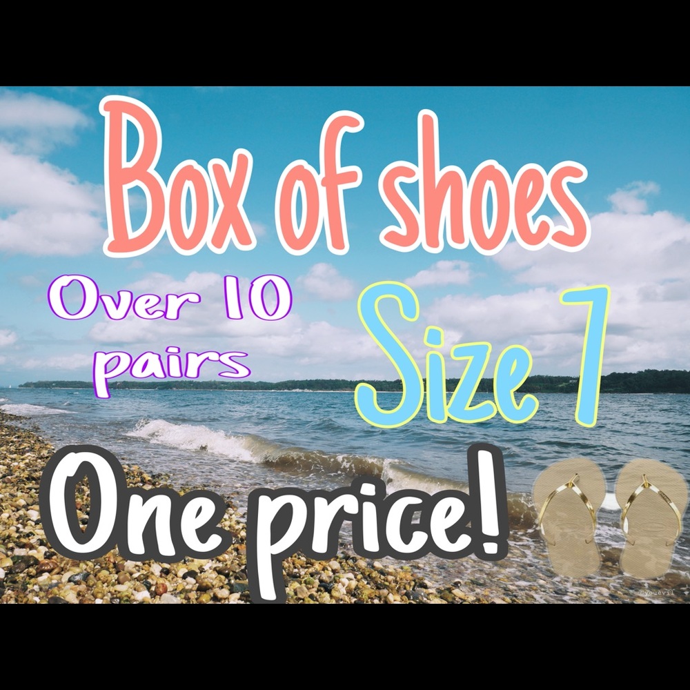 👠 BUNDLE BOX of shoes size 7